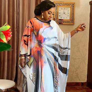 Afrikos Suknelės Moterims 2020 Naujas Mados Spausdinti Šikšnosparnių rankovėmis Moterų Megztinis Prarasti Tipo Ilga Suknelė Dviejų dalių Kostiumas Nemokamai Dydis