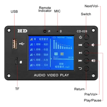 AIYIMA Bluetooth 5.0 MP3 Garso Dekoderis Muzikos Grotuvas USB TF FM Radijo DH Digital 