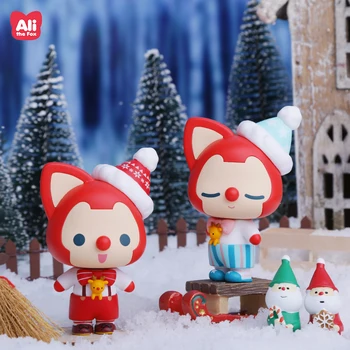 Aklas lauke Autentiški Ali Mini lėlės Žiemos pagirti daina serijos papuošalai anime aplink automobilį banga žaisti žiemos dovanos