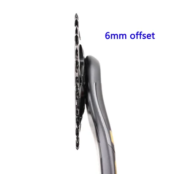 Akmuo, Ovalo formos, neįtikėtinai stiprios Direct Mount 6mm Offset už GXP XX1 Erelis X01 X1 X0 X9 už Sram 28T 30T 32T 34T 36 38 MTB Kelių Dviratį 6 mm