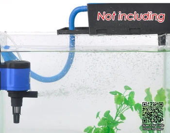 Akvariumo filtro siurblys 3in1 Akvariumo Filtras + Oro Purkštuvu + Vanduo Cirkuliuoja Sistema žuvų bakas, papildomo vandens išleidimo angos oro įleidimo vamzdis