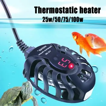 Akvariumo Šildytuvas Akvariume Electricheating Juostos Skaitmeninis Temperatūros Reguliatorius Stick Žuvų Bakas Vėžlys Bakas