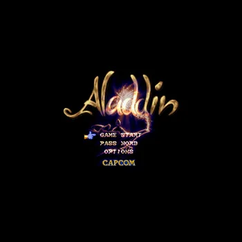 Aladdin NTSC Versija, 16 Bitų 46 Pin Didelis, Pilkos spalvos Žaidimo Kortelės JAV Žaidėjų
