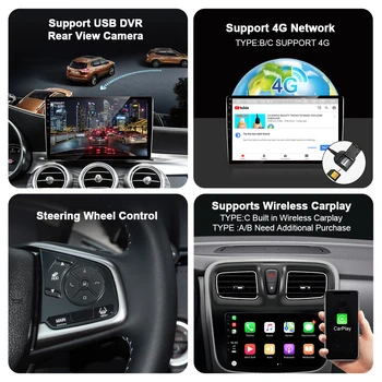 Android 10.0 Automobilio Radijo Toyota Yaris 2008 m. 2009 m. 2010 m. 2011 m. GPS Auto Multimedia Stereo Auto Grotuvas BT Carplay 6G 128G DSP Ne DVD