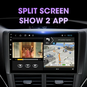 Android 9.0 2 Din Automobilio Radijo Subaru Forester 3 SH 2007-2013 M. 2G+WIFI Multimedia Grotuvas GPS Navigaciją DSP RDS Veidrodis Nuorodą