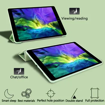 Animacinių filmų Avokado Atveju iPad Mini 1 2 3 4 5 Oro 4 Oro 2 Case For iPad Pro 11 Atveju 2020 iPad 10.2-7-oji, 8-oji Karta Dangtis