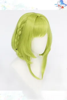 Anime Tualetas-Privalo Hanako-kun Nanamine Sakura Cosplay Perukas Trumpas Žalia Karščiui Atsparių Sintetinių Plaukų Perukas + Perukas Bžūp