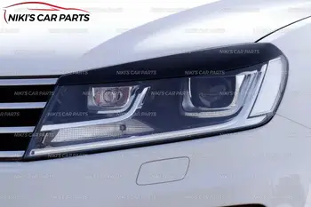 Antakiai ant žibintai atveju Volkswagen Touareg-2017 ABS plastiko cilia blakstienų liejimo apdailos automobilių stilius paieška