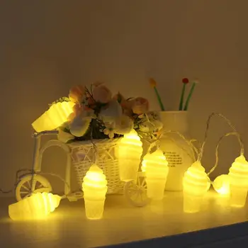 Apdailos Šviesos Ledų Formos LED Lemputės 1,5 m LED Žibintai Kūrybinių Atostogų apšvietimas Vestuves Apdailos Šviesos