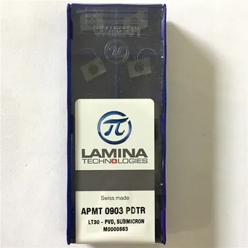 APMT0903PDTR 30 Originalus LAMINA karbido įterpti su geriausios kokybės 10vnt/lot nemokamas pristatymas