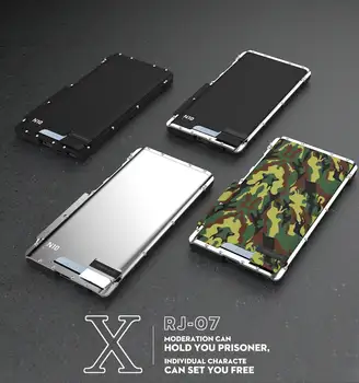 Apversti Metalo, Aliuminio, atsparus smūgiams Šarvai Telefono Dėklai Samsung Galaxy S8 S9 S10 Plius 5G Pastaba 8 9 10 Plius su Atrama Funkcijų