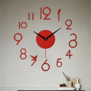 Arabiški Modernaus Dizaino Sieninis Laikrodis Akrilo Veidrodis Laikrodžiai Lipdukai Kambarį Dekoratyvinis Namas Laikrodis 