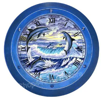 ArtBack Delfinų sieninis laikrodis 5D 
