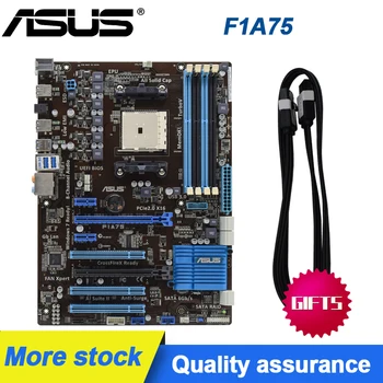 ASUS F1A75 originalo PC motininę Plokštę Socket FM1 DDR3 USB3.0 SATA3 A75 Darbalaukio Uesd Plokštė Rinkinys