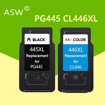 ASW PG 445 PG445XL pg445 PG-445 CL-446 CL 446xl rašalo kasetė Canon PIXMA MG 2540 2440 2940 MX494 IP2840