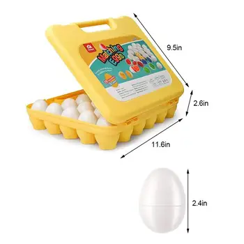 Atitikimo Kiaušiniai Nustatyti Raidžių Atitikimo Kiaušiniai 26PCS ABC Abėcėlė Spalva Pripažinimo Rūšiavimo Įspūdį Velykų Kelionės Bingo Žaidimas Kiaušinių Žaislai Upp