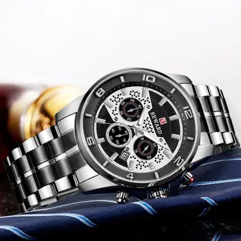 ATLYGIS Dropshipping 2020 M. Geriausiai parduodamų Produktų Kvarco Žiūrėti Vyrų Kariniai Laikrodžiai Mens Atsitiktinis Plieno Dirželis часы мужские спортивные