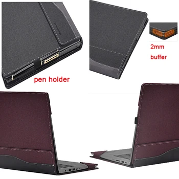 Atveju Acer Nugara 5 SP513 SP513-53N SP513-52N 13.3 Laptop Sleeve Išimamas Nešiojamojo kompiuterio Dangtį Krepšys, Apsauginis Odos Stylus Dovanos