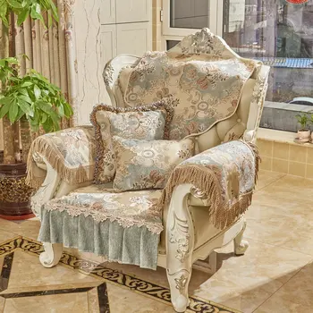 Aukštos klasės sofa rankšluostį prabangaus audinio sofos rankšluosčių rinkinį, sofos padengti nemokamas pristatymas Šeniliniai Žakardiniai sofa cover Už Kambarį