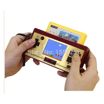 Aukštos Kokybės Retro 8 bitų NE/FC Dendy Portable Nešiojamą Žaidimų Žaidėjas 60Pin Kasetė, AV-Out 2.8 colių Screem JP Kortelės