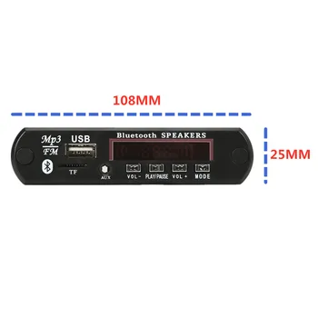 Automobilinis MP3 MP5 Grotuvas Bluetooth 5.0 Automobilinis Vaizdo 1280x720 MP5 Dekoderis valdybos muzikos grotuvas modulis 5-12V FM Radijas USB Audio Aux