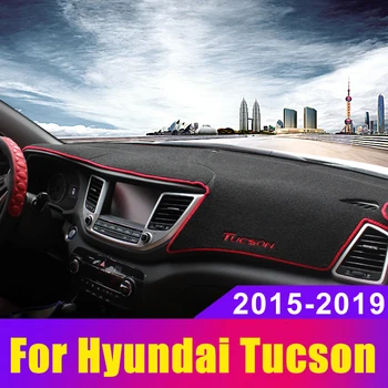 Automobilio prietaisų Skydelyje Išvengti Šviesos Padas Priemonė Platformos Dangtis Kilimėliai Kilimai LHD Už Hyundai Tucson 2016 2017 2018 2019 Priedai