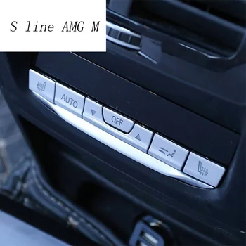 Automobilio stilius Atgal Oro Ventiliacijos Angos Skydelis mygtukų apdaila Apima Lipdukai Apdaila BMW X3 G01 X4 Interjero auto Reikmenų taisymas