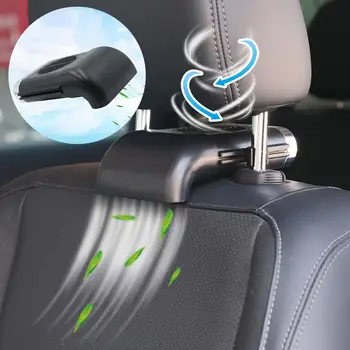 Automobilio sėdynės atlošo USB Ventiliatorius atgal prakaito interjero aušinimo ir šilumos išsklaidymo automobilių sėdynių vėdinimo pakeitimo priedai