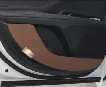 Automobilių Durų Apsaugos Dangtelį Stabdžių Kicking Kilimėlį, Pagalvėlę Toyota Camry XV70 2018 2019 Interjero Priedai