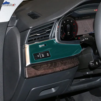 Automobilių Vidaus reikalų Centrinės Konsolės Įrankių, prietaisų Skydelio Savarankiškai Gijimas TPU Permatomos Apsauginės Plėvelės Audi Q8 2019 2020 Priedai