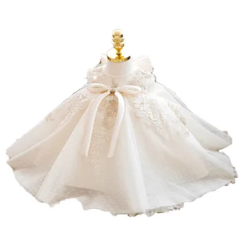 Baby Girl Drabužiai Krikšto Princesė Dress 1-ojo Gimtadienio, Vestuvių Suknelė vaikai Inscenizacija Vestidos suknelės Mergaičių 2 3 4 5 6 Metų