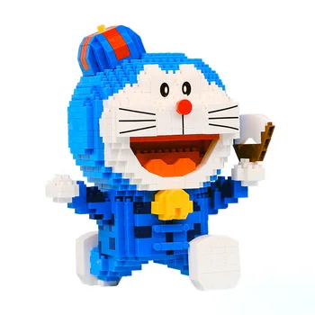 Balody Animacinių filmų Blokai Doraemon Veiksmų Skaičiai Anime Plastikiniai Pastato Blokus Juguetes Mirco Plytų žaislai Vaikams Dovanos 16130