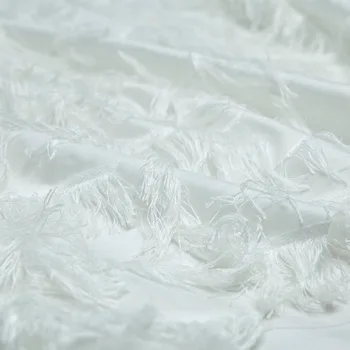 Balta ir navy spalvos medvilnės mišiniai couture mados kutas audinio, siuvimo marškiniai, palaidinė, suknelė, sijonas, laivų statyklai