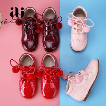 Bamblys mergina mados batai Pavasario Rudens Vaikų Mergaičių Avalynė Vaikams, batai Mergaitei, kūdikių natūralios Odos Batai 2020 m.