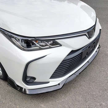 Bamperio Spoileris Raštas Plokštė Lūpų Kūno Kit Anglies Paviršiaus Dekoratyvinės Juostelės Smakro Kastuvas Toyota Corolla 2019