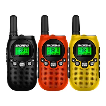Baofeng BF-T6 vaikų walkie-talkie radijo stotis vaikų įkrovimo nelaikykite telefono rankoje žaislas dvipusis
