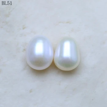 BaroqueOnly plika karoliukų, natūralių gėlo vandens ovalo formos perlų balta pink pearl, 