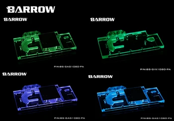BARROW Grafika Kortelės Bloko naudojimo GALAXY GTX1080/1070Ti/1070/1060 ŽAIDĖJUS Visiškai Padengti Vario GPU Radiatoriaus Blokuoti RGB