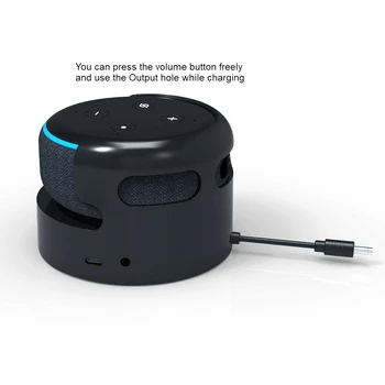 Baterija Bazės Echo Dot 3 Baterijos Alexa Garsiakalbis baterijos Laikiklį, Pritvirtinkite Įkroviklio Echo Dot 3 16 valandų žaidimo laikas