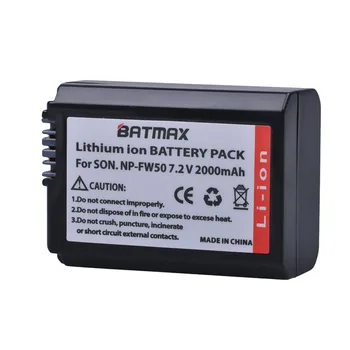 Batmax NP-FW50 FW50 NPFW50 fw50 Baterija Sony Alpha 7 7R II 7S a7S a7R II a5000 NEX-7 SLT-A37 DSC-RX10 RX10 II III 7SM2