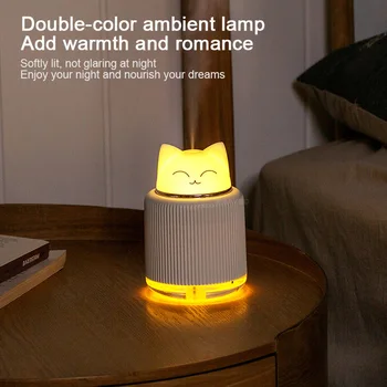Bear rabbit katė gyvūnų Naktį lempa su difuzorius LED Žibintai, USB Oro Drėkintuvas namų kūdikio miego šviesos kambarys