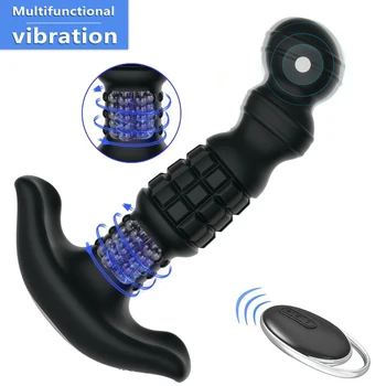 Belaidis Vibratorius Skirtas Vyrų Prostatos Massager Analinis Dilator Vaginos Stimuliatorius G Spot Vibrador Butt Plug Vyrams Sekso Produkto Pora