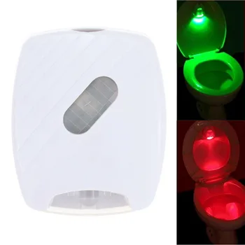 Belaidžio Naktį LED Šviesos diodų (LED Tualetas Lempos Dubenėlį Namų Vonios Šviesos Žmogaus Judesio Aktyvuota, Šviesos, Judesio Jutiklis PIR Raudonos, Žalios Spalvos
