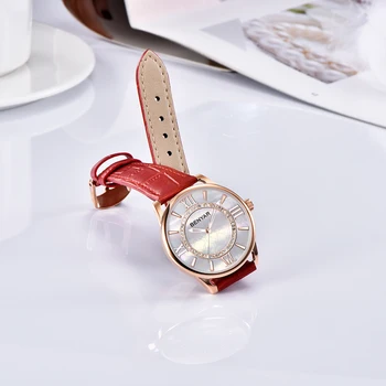 BENYAR Moterų Žiūrėti Kūrybos Laikrodis Lady Laikrodžiai Top Brand Prabangius Kvarcas Aukso Mados Odos Laikrodis Montres Femme Reloj Mujer