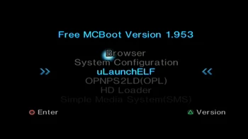 Bitfunx Free McBoot 64MB Atminties Kortelė PS2 FMCB Atminties Kortelės v1.953