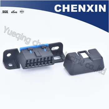 Black 16 pin vandeniui plug Obd Ii adapteris vyrų auto jungtis elektros laidais jungtys MG610761-5