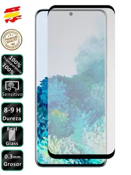 Black Galaxy S20 visą lenktas 3D grūdintas stiklas screen Protector, mobilaus telefono. Stiklo 9H - Movilrey