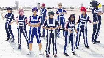 Boku No Herojus Akademinės Bendruomenės Mano Herojus Akademinės Bendruomenės Salė Tiktų Vidurinės Mokyklos Uniformą Sporto Dėvėti Aprangą Pritaikyti Anime Cosplay Kostiumai