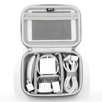 Boona EVA Oksfordo atsparus smūgiams iPad Mini Organizatorius USB Duomenų Kabelis, Ausinės Maitinimo Banko Kelionės Storaged Skaitmeninė Užrašinė Atveju Maišelis