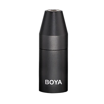 BOYA 35C-XLR 3.5 mm Mini Lizdas XLR Konverteris, Adapteris, Mikrofonas Priedai Aukso spalvos Jungtis Profesinės Maišytuvas Fotoaparatas